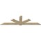 Ekena Millwork Kennewick Rough Sawn Timber Gable Bracket, Douglas Fir, 96"W x 28"H x 2"D x 6"F, 7/12 Pitch GBW096X28X0206KEN00RDF - alternate 4